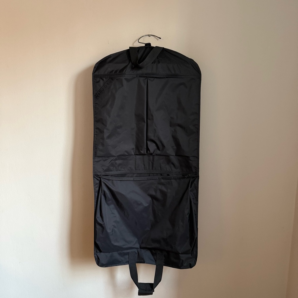 Wally Bags Made in USA Garment Vintage HeavyDuty Black Travel Suit Clothes Cover